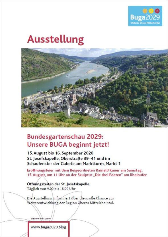 Bundesgartenschau 2029: Unsere BUGA beginnt jetzt! Ausstellung 15.08. - 16.09.2020