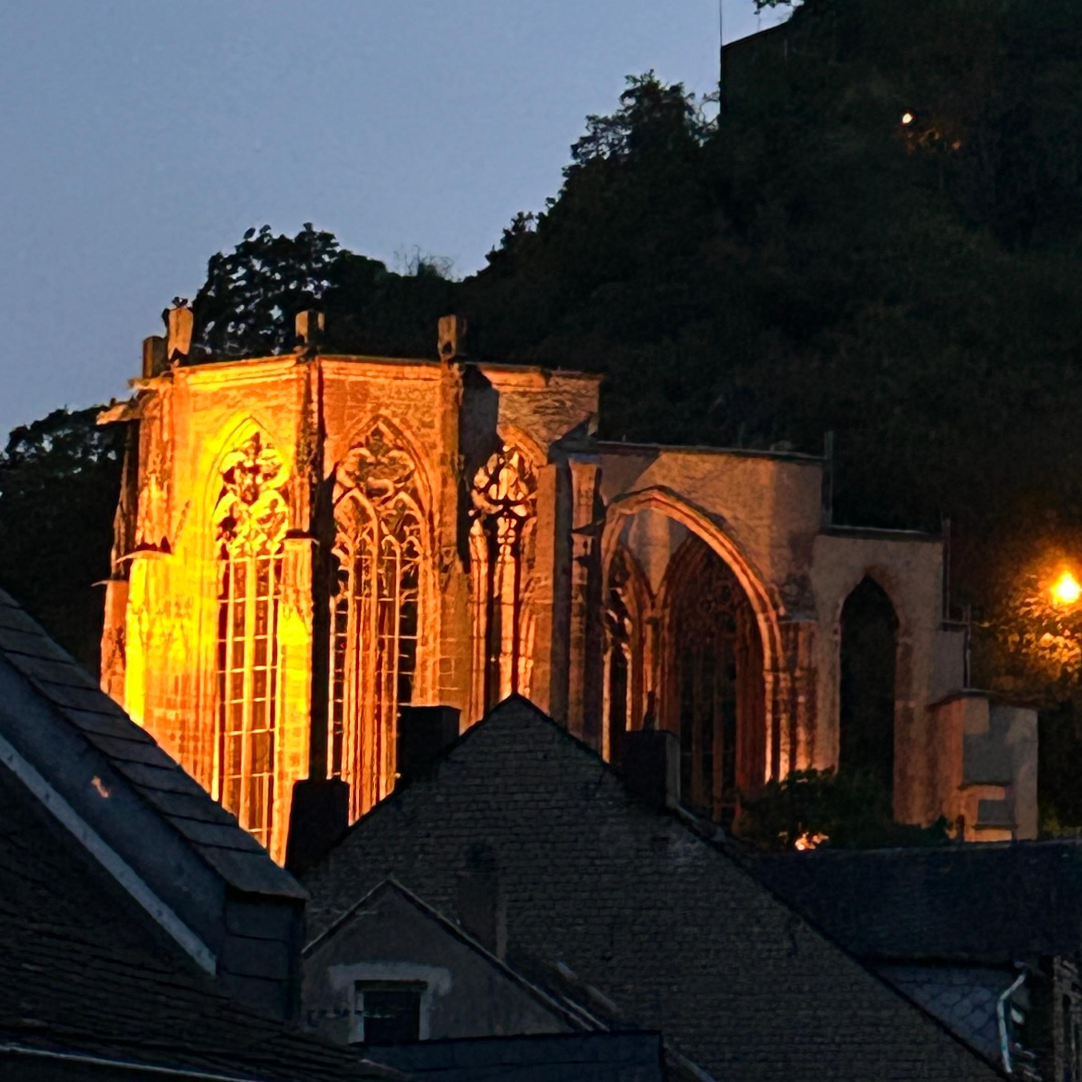 Ruine der Wernerkapelle Bacharach von Norden