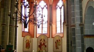 St Peter, Bacharach, Chor Innenansicht